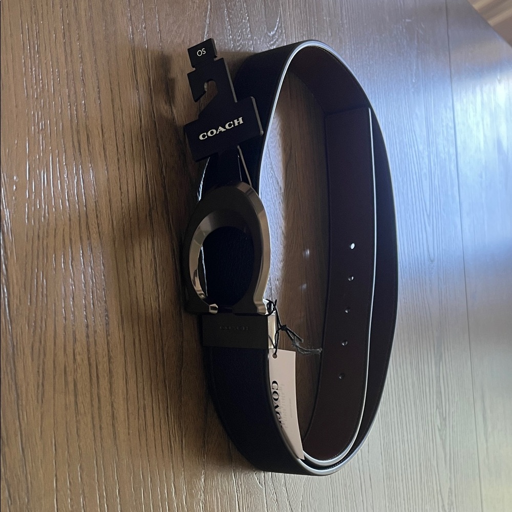 Coach Black and Brown Men's Belt